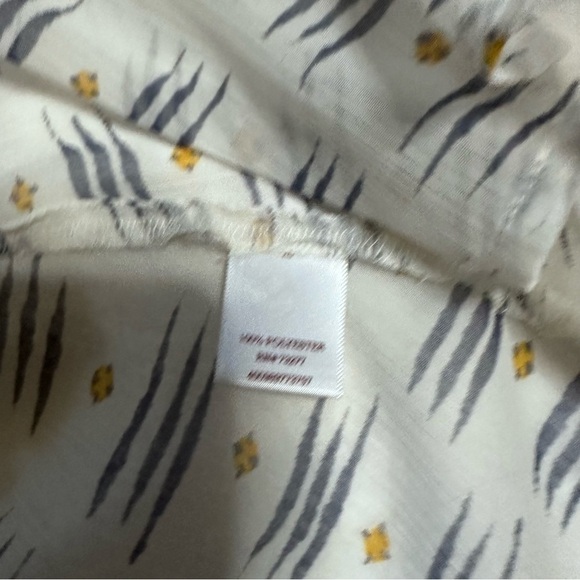 Blondie cardigan up cycle blue white oversized flowing - Picture 8 of 12